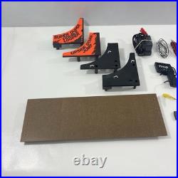 Slot Car Track #6237 With2 Cars VTE 1991 Tyco Super Duper Double Looper Incomplete