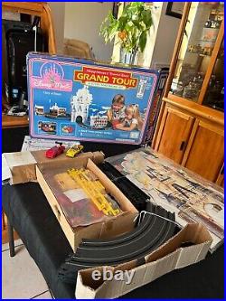 Slot Car Track Set Mickey Mouse & Donald Duck. Electric road racing set