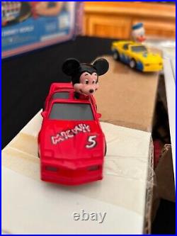 Slot Car Track Set Mickey Mouse & Donald Duck. Electric road racing set