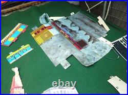 Slot Car Tyco G. I. JOE Vintage Electric Trucking Army Track missing some Items