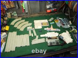 Slot Car Tyco G. I. JOE Vintage Electric Trucking Army Track missing some Items