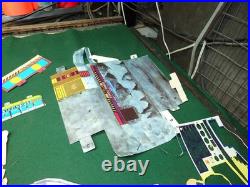 Slot Car Tyco G. I. JOE Vintage Electric Trucking Army Track missing some Items