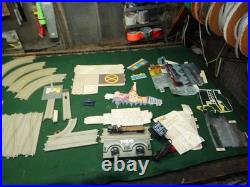 Slot Car Tyco G. I. JOE Vintage Electric Trucking Army Track missing some Items