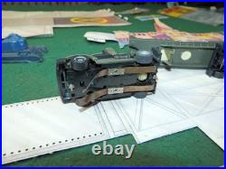 Slot Car Tyco G. I. JOE Vintage Electric Trucking Army Track missing some Items