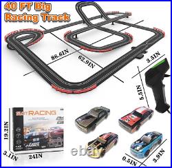 Slot Racing Car Track for Kids 143 Electric Powered 40Ft Big Racing Track Set w