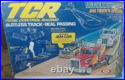 TCR Total Control Racing Slotless Track Passing Jam Truck'n Speedway with Extra