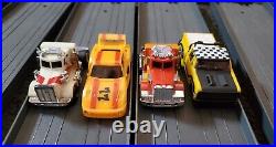 TCR Total Control Racing Slotless Track Real Passing Jam Truck'n Speedway NICE