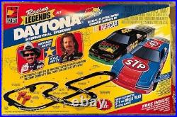 TESTED Richard & Kyle Petty Racing Legends Daytona Slot Car Track 1993 by Life L