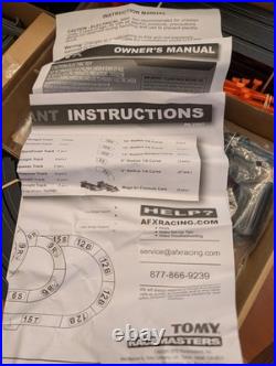 TOMY AFX 21017 RACEMASTERS GIANT RACEWAY OPEN BOX 100% COMPLETE With CARS & UNUSED TOMY AFX 21017 RACEMASTERS GIANT RACEWAY OPEN BOX 100% COMPLETE With CARS & UNUSED