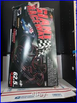 TOMY AFX GIANT RACEWAY 62.5 FEET IN BOX Good Used World's Largest Slot Car Set