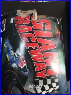 TOMY AFX GIANT RACEWAY 62.5 FEET IN BOX Good Used World's Largest Slot Car Set