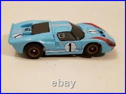 TOMY AFX SRT HO Scale 1966 #1 Ken Miles Ford GT40 Race Track Slot Car