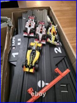 TOMY AFX Super Giant Raceway 62 1/2 Feet of Track Set with 4 Cars Box Manuals
