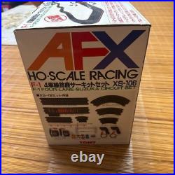 TOMY AFX Suzuka Circuit HO Scale 4-Lane Slot Car Track Set XS-106 Vintage Japan