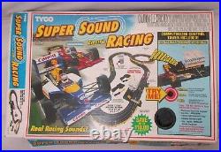 TYCO 1992 Super Sound Electric Racing Slot Cars Race Track Set Incomplete