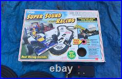 TYCO 1993 Super Sound Electric Racing Slot Cars Race Track Set Complete