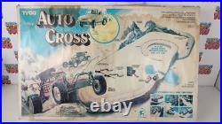 TYCO AUTO CROSS OFF-ROAD Slot TRACK with 2x TURBO HOPPER Racing Cars OFF-ROAD