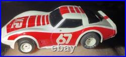 TYCO Daredevil Cliff Hangers Slot Car Race Track Set Complete with2 Corvettes + Ex