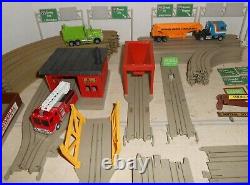 TYCO Electric Trucking Semi Dump Fire Track Action Stations Slot Cars Untested