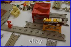 TYCO Electric Trucking Slot Car Special Track Pieces with Dumpyard Loading Bay ++