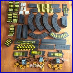 TYCO HO Slot Car Track 100+ Pcs Curves Straights Banks Crossovers Ramps Snakes