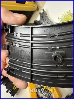 TYCO HO Slot Car Track Huge Lot Curves Straights Controllers Power Pack Vtg