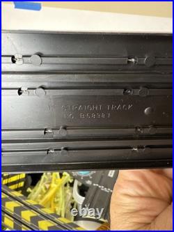 TYCO HO Slot Car Track Huge Lot Curves Straights Controllers Power Pack Vtg