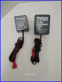 TYCO HO Slot Car Track Huge Lot Turbo Boost Lap Counter Power Packs Banks Acc