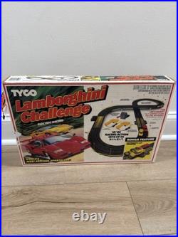 TYCO Lamborghini Challenge Electric HO Slot Car Set Track With Box TYCO Lamborghini Challenge Electric HO Slot Car Set Track With Box