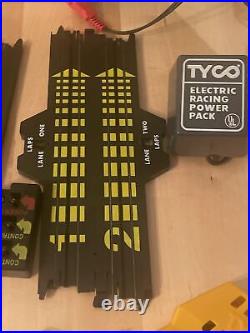 TYCO Lamborghini Challenge HO 2 Slot Car Racing Box Electric Track Tested Works