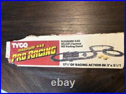 TYCO Magnum 440 Pro Racing HO Slot Car Track Set with 4 Cars TYCO Magnum 440 Pro Racing HO Slot Car Track Set with 4 Cars