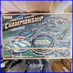 TYCO Magnum 440 X 2 Championship Race Track With Cars & power pack