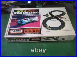 TYCO PRO slot car track #8103 Over and Under/working Cars, cleaned & tested