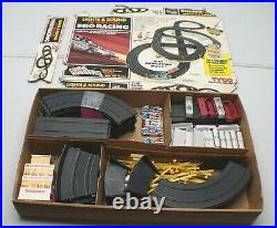 TYCO Pro Racing Slot Car HO Scale With Cars Track BUNDLEUNTESTED NO Power Supply