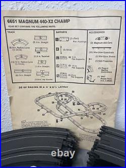 TYCO Slot Car Track 6651 Magnum 440-X2 Champ (No Cars) See Description