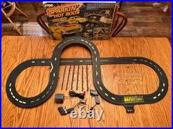 TYCO Sparkin' Hot Rods Slot Car Electric Track Near Complete 1990s Please Read