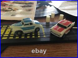 TYCO Sparkin' Hot Rods Slot Car Race Track Set. Complete WITH Running Cars