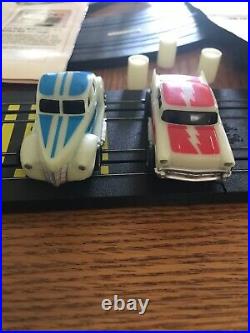 TYCO Sparkin' Hot Rods Slot Car Race Track Set. Complete WITH Running Cars