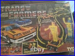 TYCO Transformers Electric Racing Set Slot Car Track 1984 Original