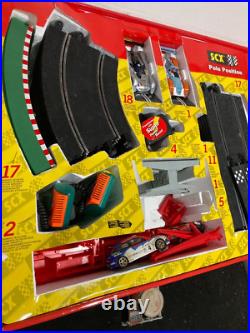 TecniToys SCX Pole Position RC 132 Car Set USED AS SHOWN