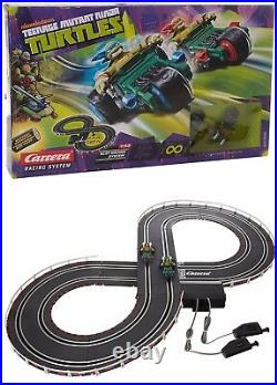 Teenage Mutant Ninja Turtles RC IR Remote Control Slot Car Race Track 4+ Carrera