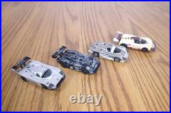 Tomy 4Way Split Racemasters Electric Slot Car Racing Track (9945) + Cars WORKS