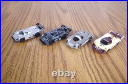 Tomy 4Way Split Racemasters Electric Slot Car Racing Track (9945) + Cars WORKS
