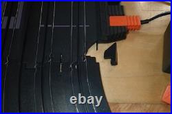 Tomy 4Way Split Racemasters Electric Slot Car Racing Track (9945) + Cars WORKS