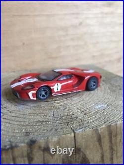 Tomy AFX Super 2022 Track Take Out Ford GT 40 #1Red HO Scale Car