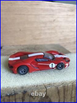 Tomy AFX Super 2022 Track Take Out Ford GT 40 #1Red HO Scale Car