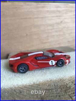 Tomy AFX Super 2022 Track Take Out Ford GT 40 #1Red HO Scale Car
