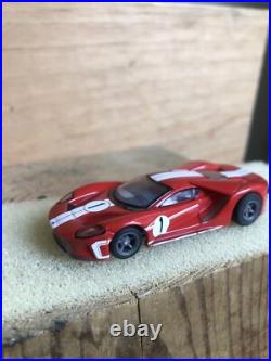 Tomy AFX Super 2022 Track Take Out Ford GT 40 #1Red HO Scale Car