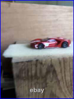 Tomy AFX Super 2022 Track Take Out Ford GT 40 #1Red HO Scale Car