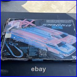 Tomy AFX Super G-Plus Challenge HO Slot Car Track & Cars Untested Read Desc